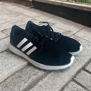 adidas Cloudfoam QT Racer Core Black White Shoes